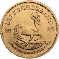 Zlatá mince Krugerrand 1/10 Oz 2023