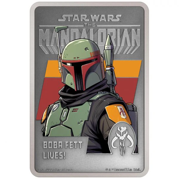 Mandalorian Boba Fett stříbro