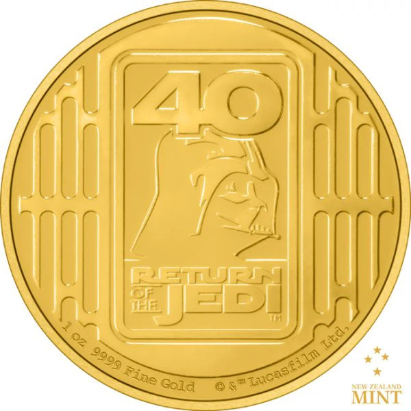 40 let Návratu Jediho, zlatá mince 1 oz