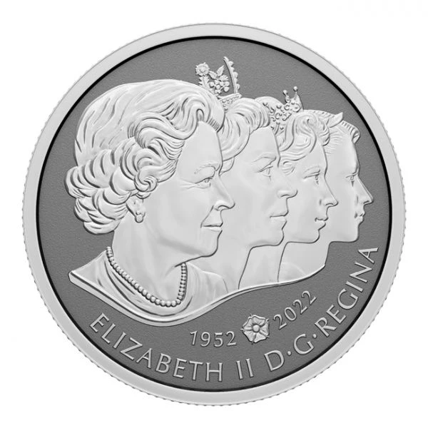 Vzpomínka na královnu Alžbětu II., 1 oz platiny