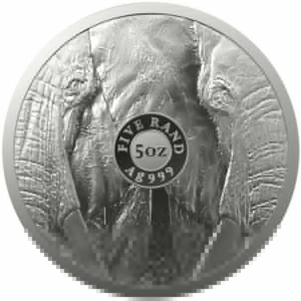 Big Five II - Slon 2023, 5 oz stříbra