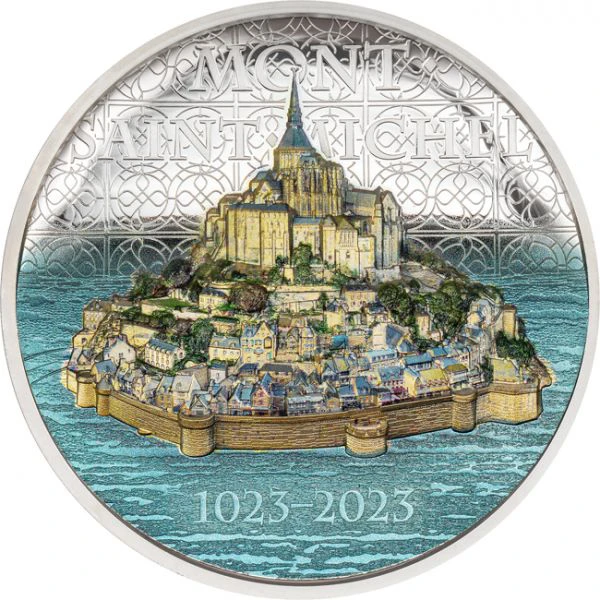 Mont-Saint-Michel, 2 oz stříbra