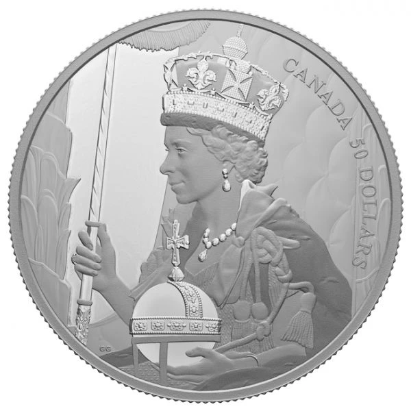 Korunovace královny Alžběty II, 5 oz stříbra