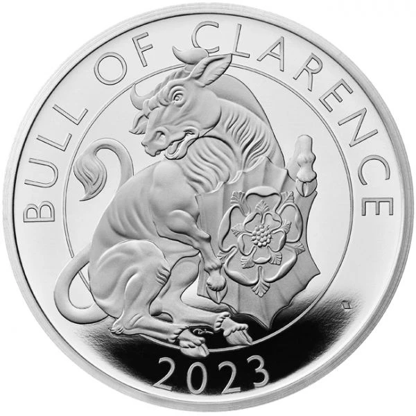 Býk z Clarence, 1 oz stříbra