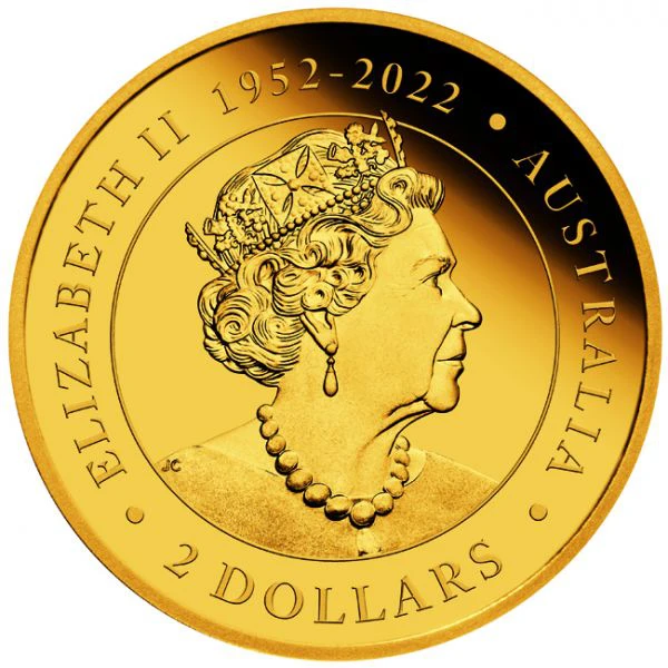 Mini klokan (Mini Roo) 2023, zlatá mince v blistru