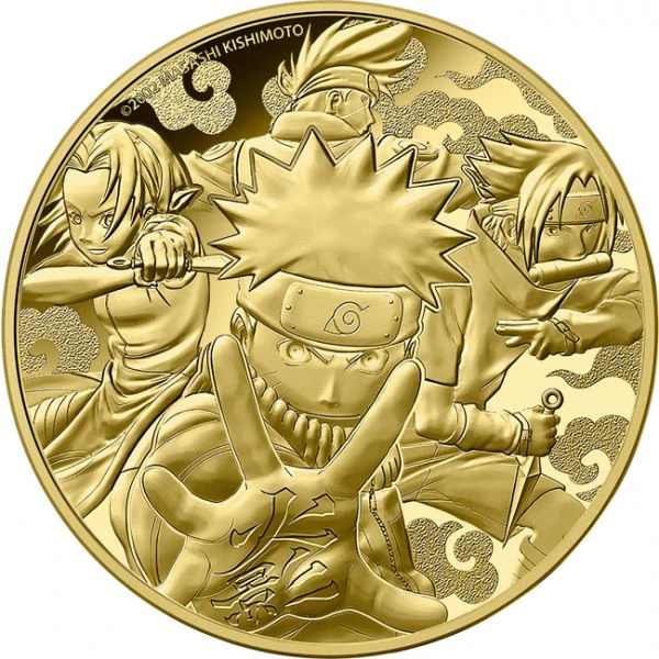 Naruto, zlatá mince