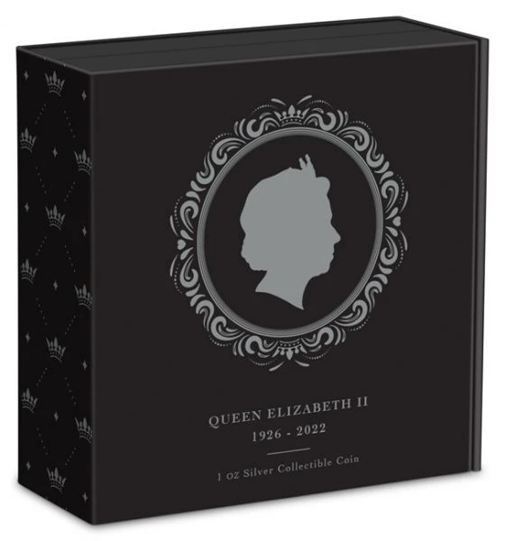Královna Alžběta II., 1 oz stříbra, 2022 PP