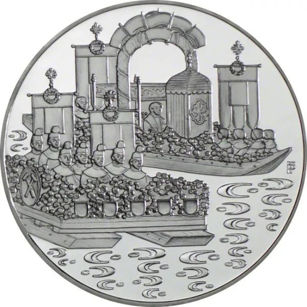 Region jezer - 500 Schilling, stříbrná mince
