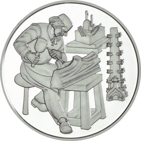 Sochař, 22 g stříbra
