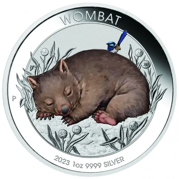 Wombat 2023, 1 oz stříbra