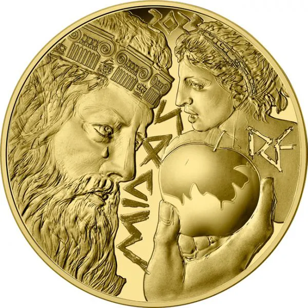 Král Midas, zlatá mince