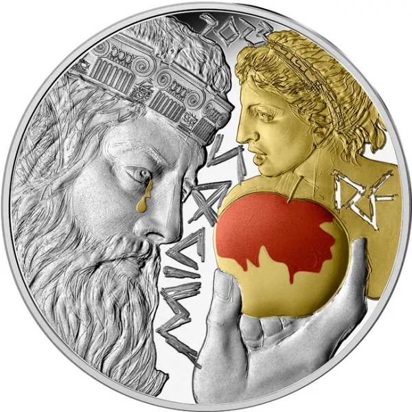 Král Midas, stříbrná mince