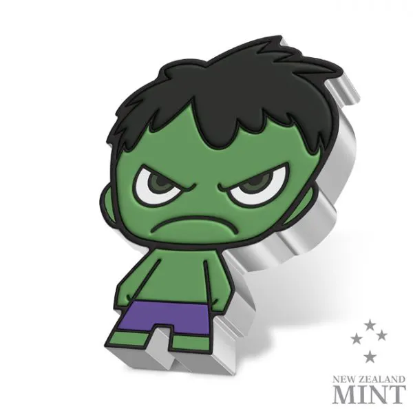 Mega Chibi: Hulk, 2 oz stříbra
