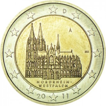 2 Euro CuNi Kolínská katedrála OSN