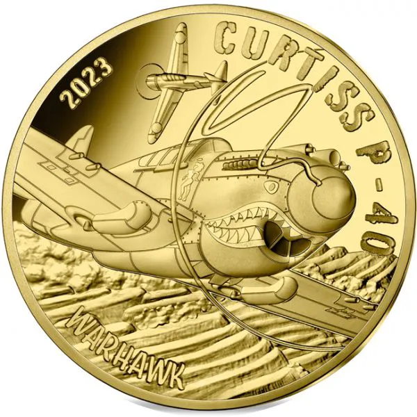 Curtiss P-40, zlatá mince