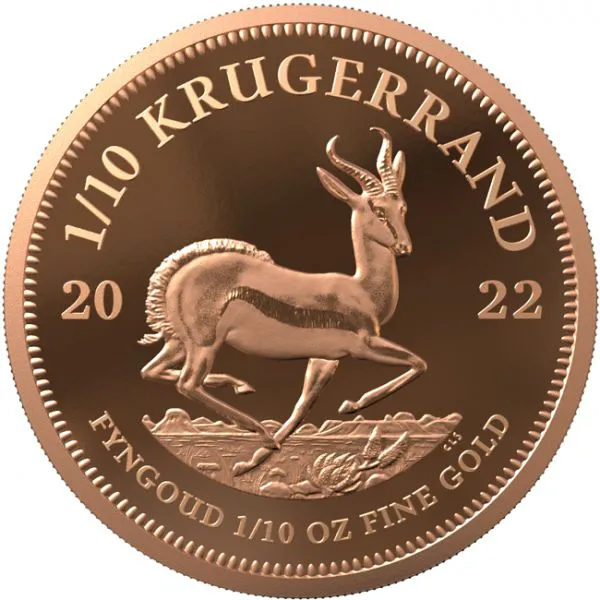 Krugerrand 2022, 1/10 oz zlata PP, edice 1000 ks