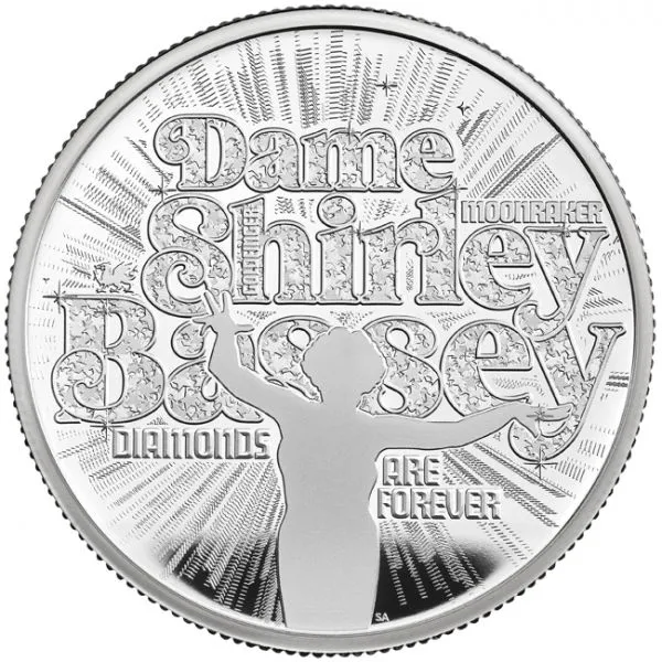 Hudební legendy - Shirley Bassey - Diamanty jsou věčné, 2 oz stříbra