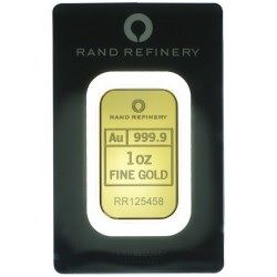 Gold Bar Rand Refinery 1 Oz