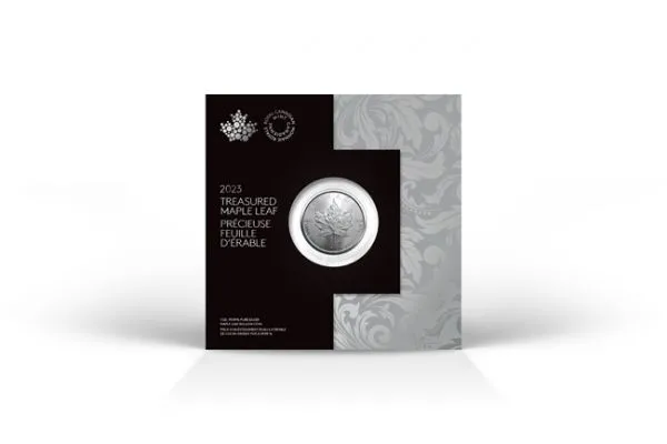Vzácný Maple Leaf stříbrný v blistru 2023