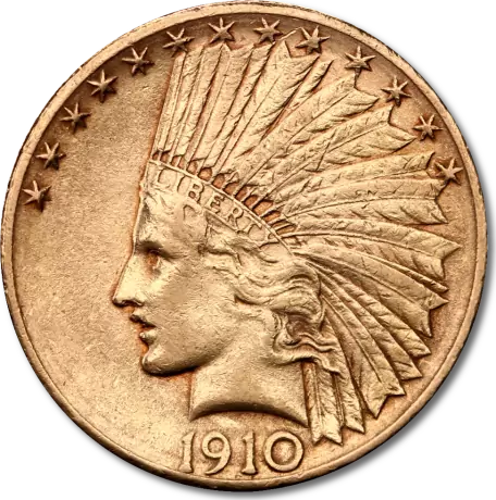 10 dolarů Eagle - Indian Head - zlatá mince 15 g