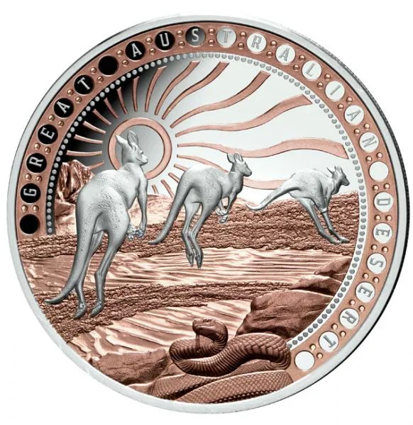 Velká australská poušť, 1 oz stříbra