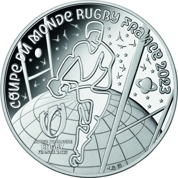 Rugby World Cup 2023, stříbrná mince