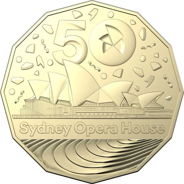 Opera v Sydney, mince v blistru