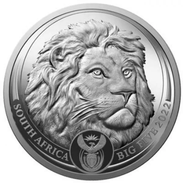 Big Five II - Lev 2022, 5 oz stříbra