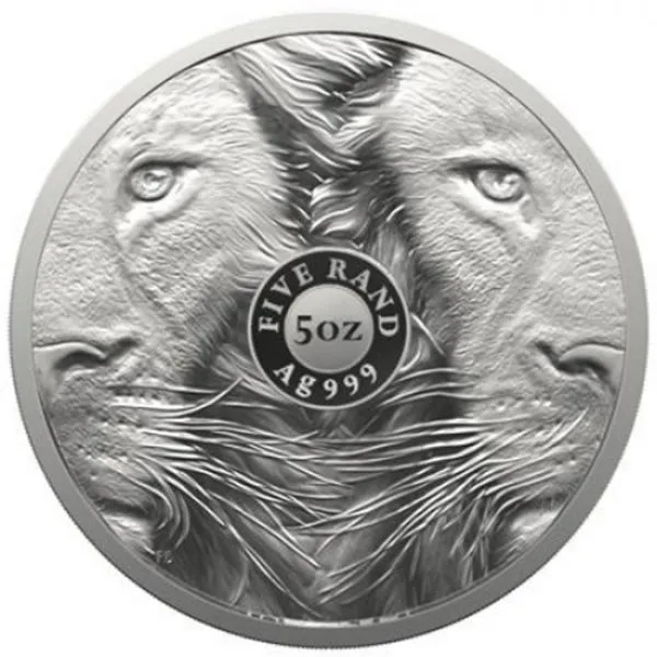 Big Five II - Lev 2022, 5 oz stříbra
