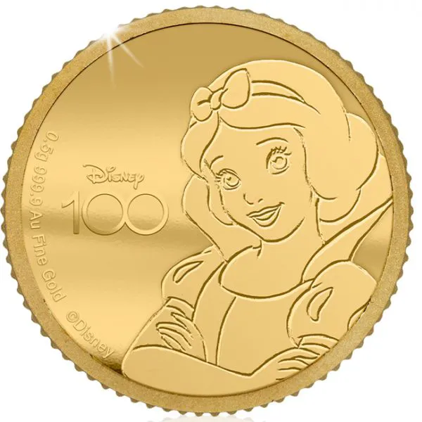 100. výročí Disney: Sněhurka - 0,5 g zlata