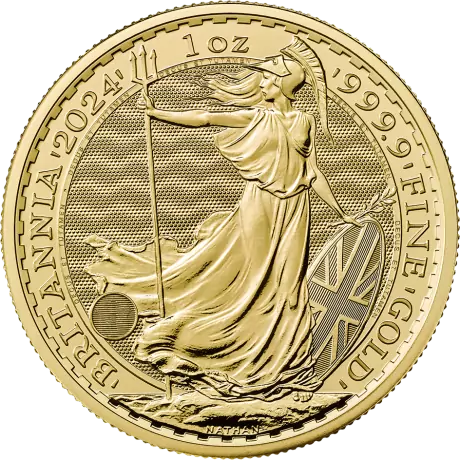Zlatá mince Britannia Charles III 2024, 1 oz