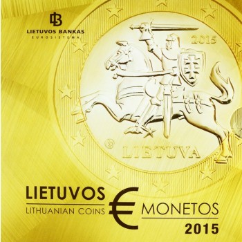 3,88 Euro CuNi kurz set Litva 2015 BU UN