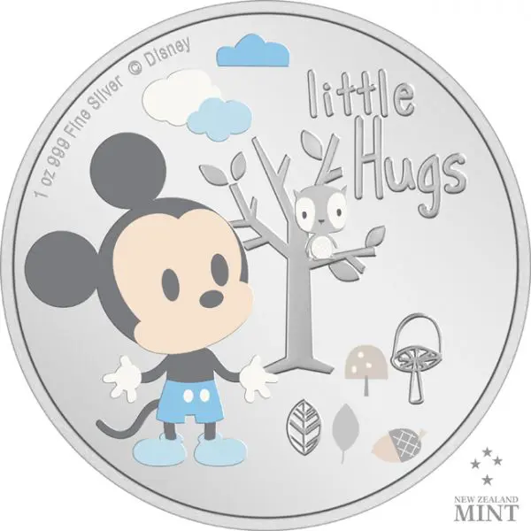 Disney mince Kluk, 1 oz stříbra