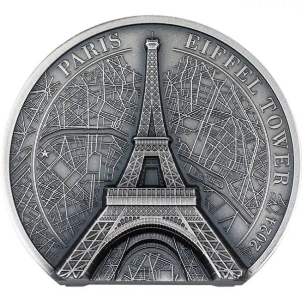 Eiffelova věž, 2 oz stříbra