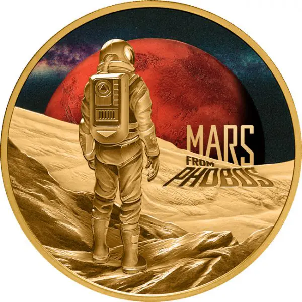 Mars z planety Phobos, 1 oz zlata