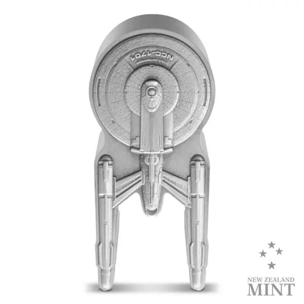 Enterprise NCC 1701, 1 oz stříbra