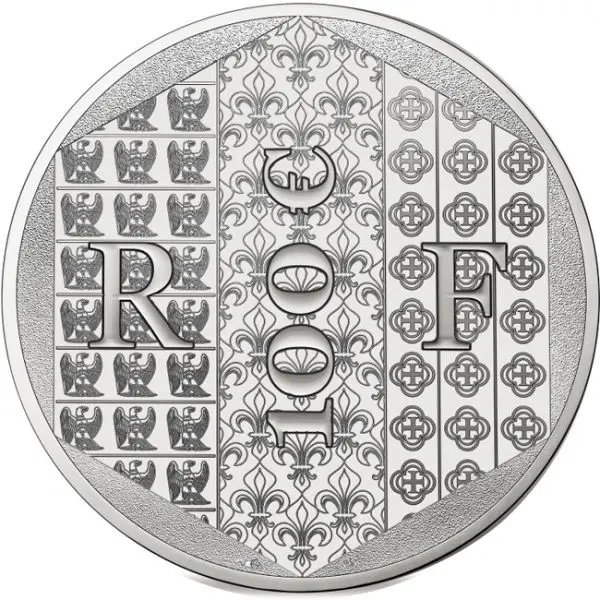 Louis dor, stříbrná mince v blistru