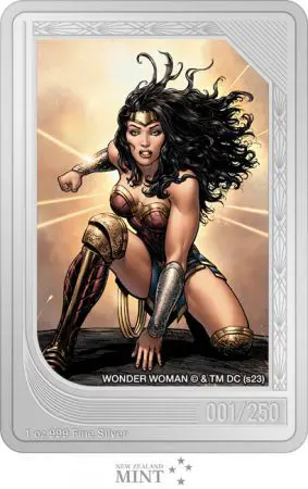 Wonder Woman - sběratelská mince, 1 oz stříbra