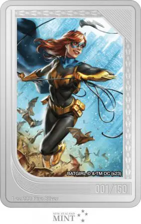 Batgirl - sběratelská mince, 1 oz stříbra