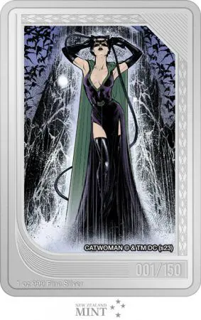 Catwoman - sběratelská  mince, 1 oz stříbra