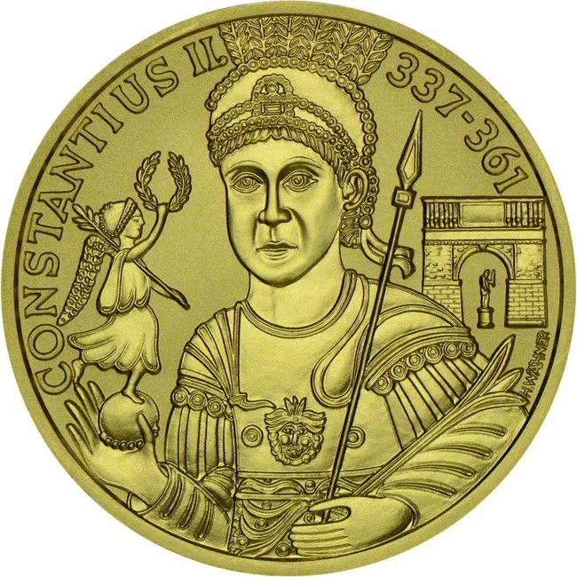 Umělecké poklady Rakouska: Pohanská brána, zlatá mince