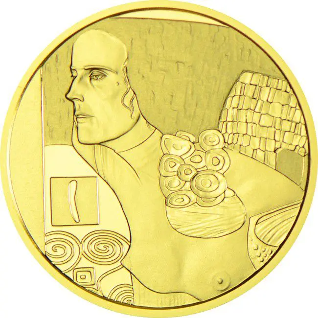 Gustav Klimt - Judith II.; 10 g zlata