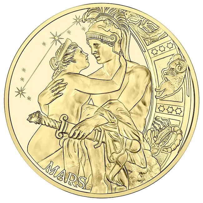 Kalendářní zlatá medaile 2023 - Rok Marsu