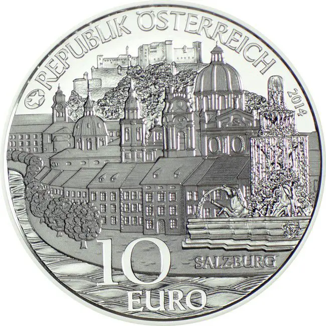 Salzburg, stříbrná mince 