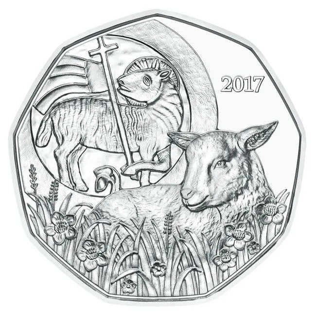 Velikonoční stříbrná mince 2017