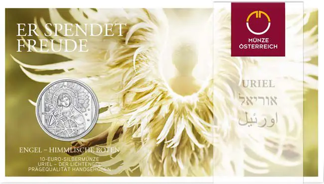 Uriel - Anděl světla 2018, stříbrná mince