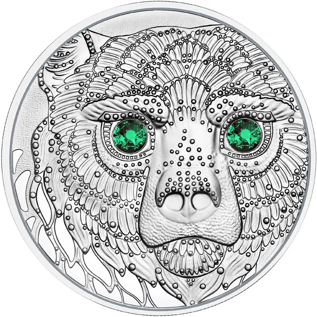 Medvěd s léčivou sílou, stříbrná mince