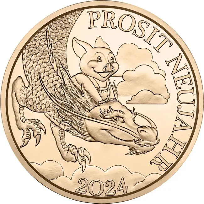 Žeton štěstí 2024, bronzová mince