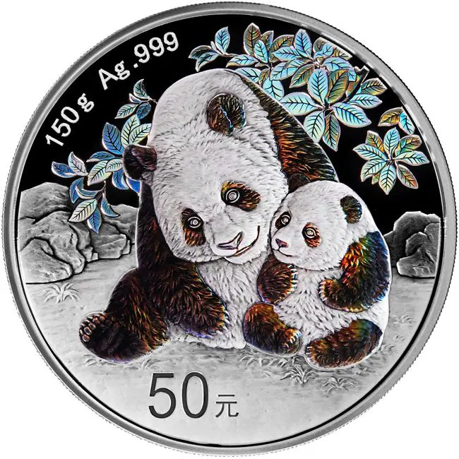 Stříbrná panda 2024 - 150g