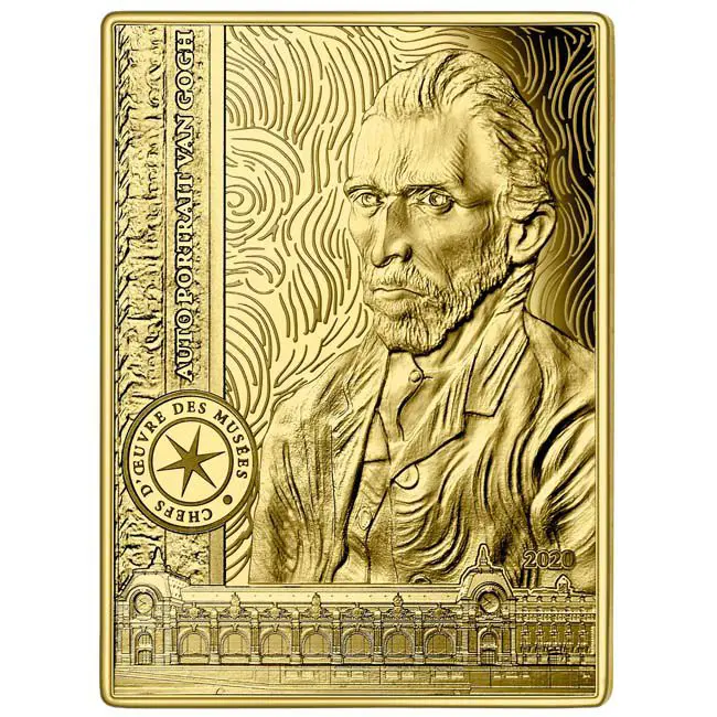 Obraz od Vincenta van Gogha - Autoportrét, 7g zlata